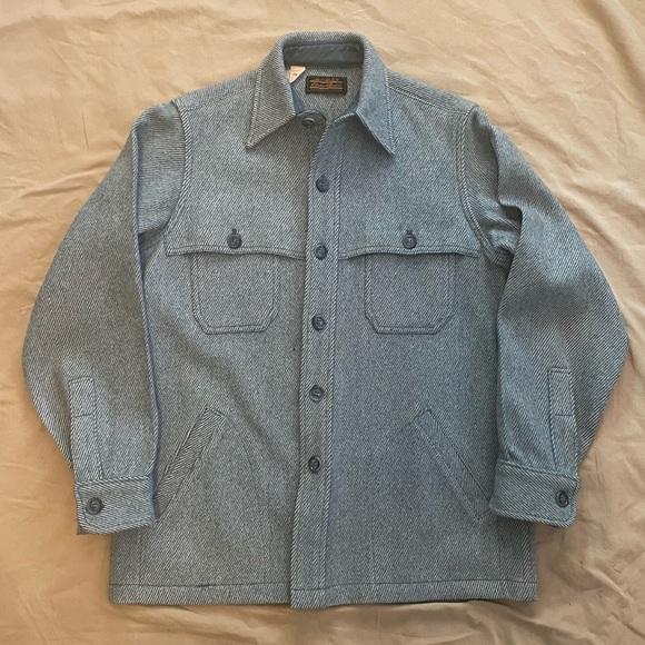 Vintage Men’s Eddie Bauer Pure Wool Flannel Jacket - Picture 1 of 6